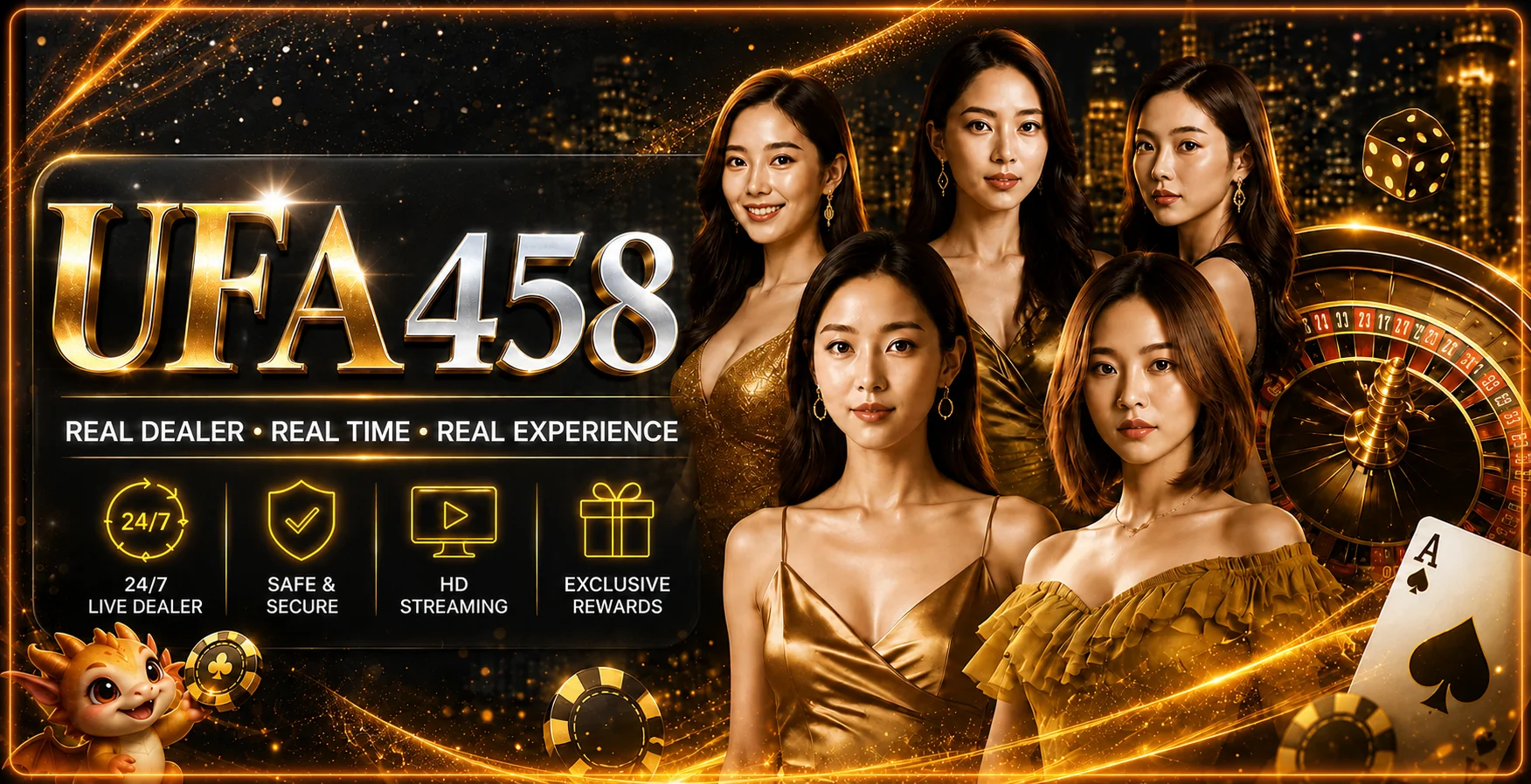 แบนเนอร์ทางเข้า UFA458 สำหรับสมาชิก